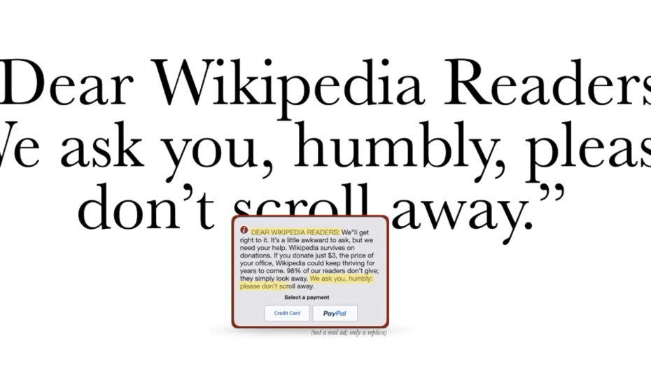 Wikipedia Asks For Money