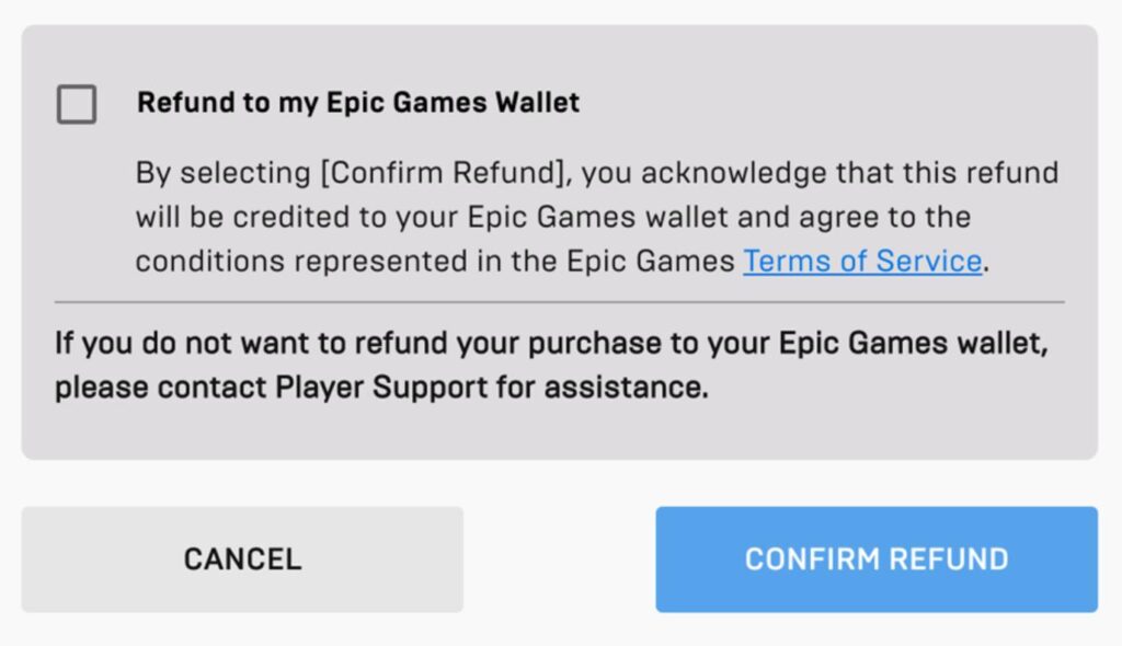 How To Request A Refund From Your Epic Games Wallet Overspent