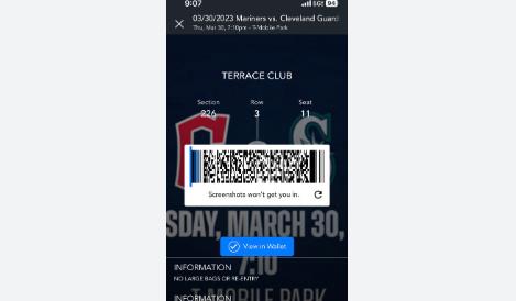 Why StubHub Mobile Tickets Have No Barcode